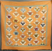 Colorful appliqu? and pieced b