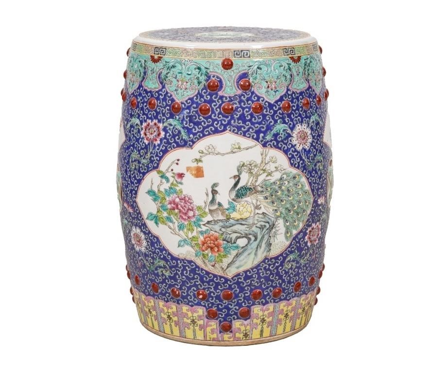 Colorful Chinese porcelain garden