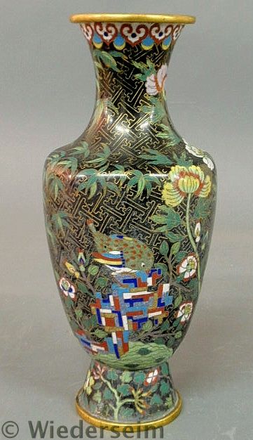 Colorful cloisonn? vase 19th c.