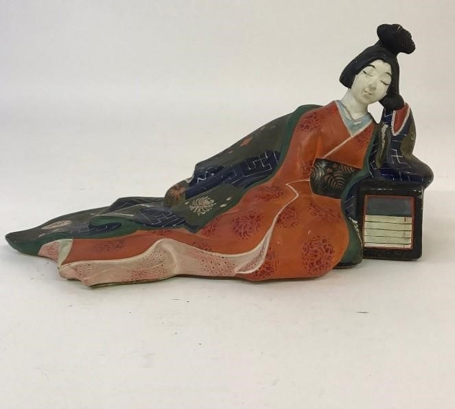 Colorful erotic plaster recumbent