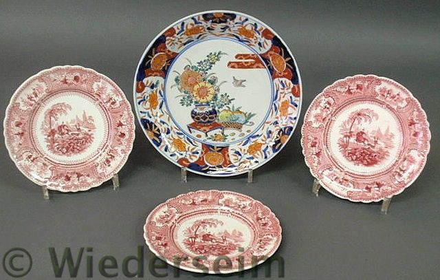 Colorful Imari deep plate