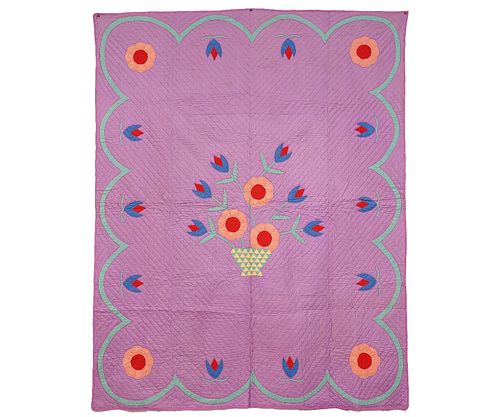 COLORFUL MENNONITE QUILTColorful