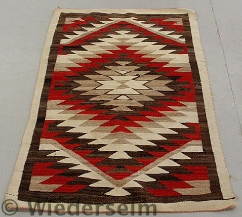 Colorful Navajo blanket with