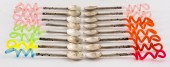 COLORFUL TWISTY STERLING SILVE