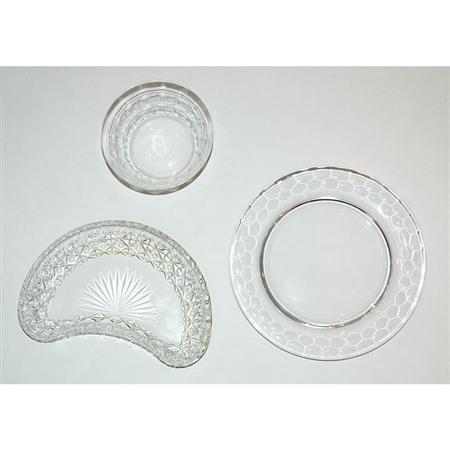 Colorless Glass Partial Dessert
