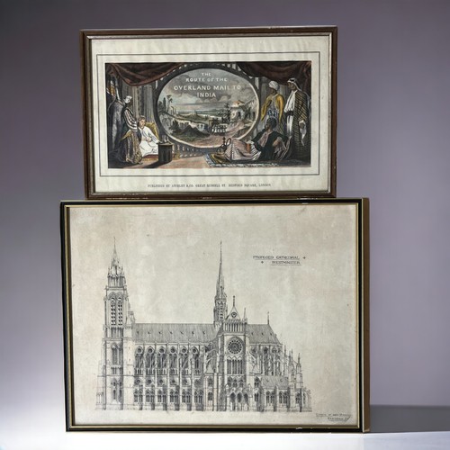 Coloured Etching - The Route of the