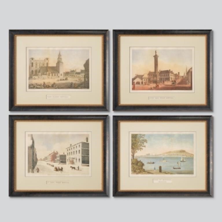 COLOURED LITHOGRAPHIC VIEWS OF