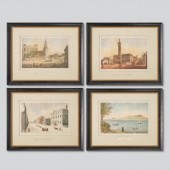 COLOURED LITHOGRAPHIC VIEWS OF