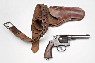 Colt DA revolver, .45 caliber,