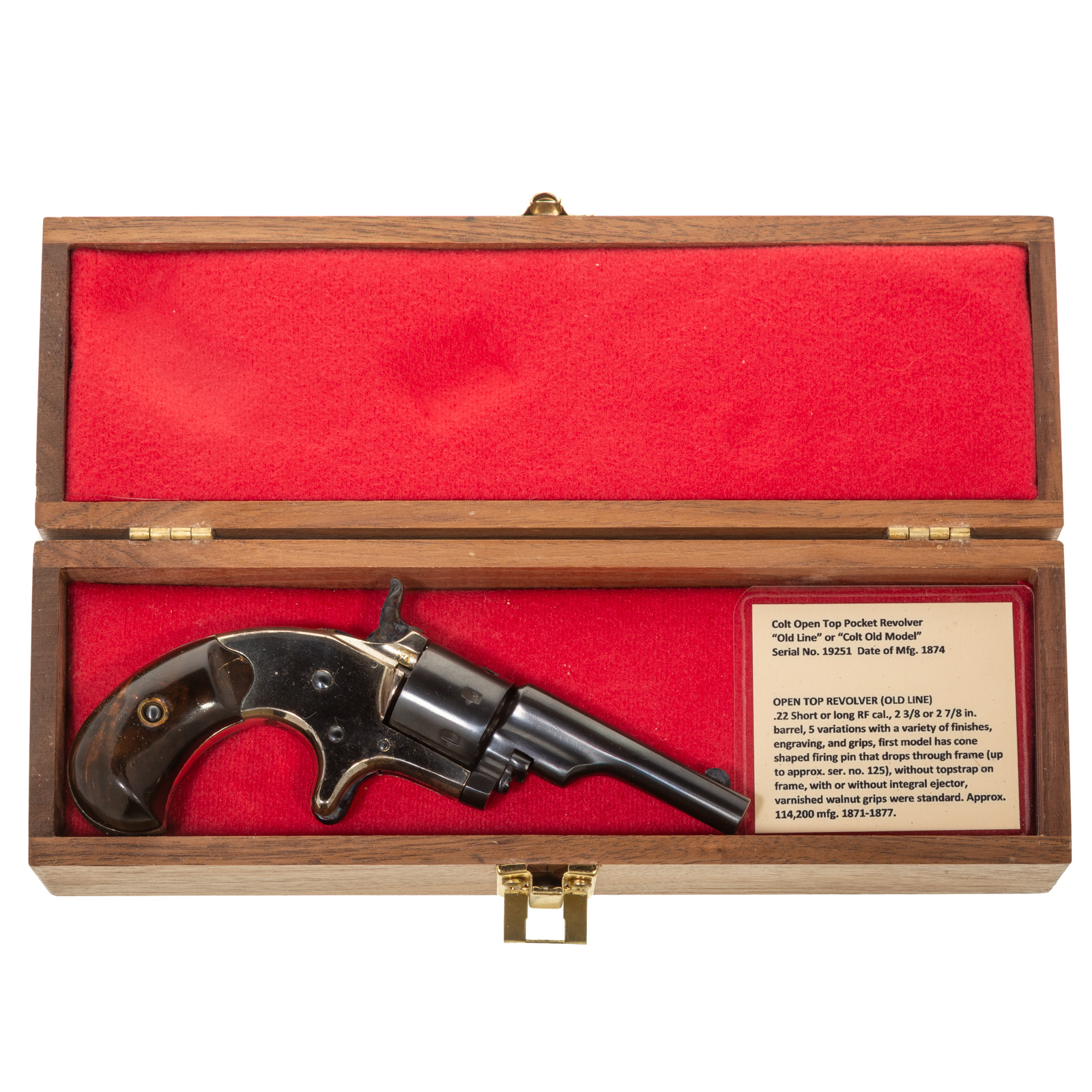 COLT OPEN TOP POCKET REVOLVER