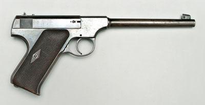 Colt Woodsman pistol, .22 caliber
