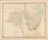COLTON&#039;S MAPS OF SAVANNAH