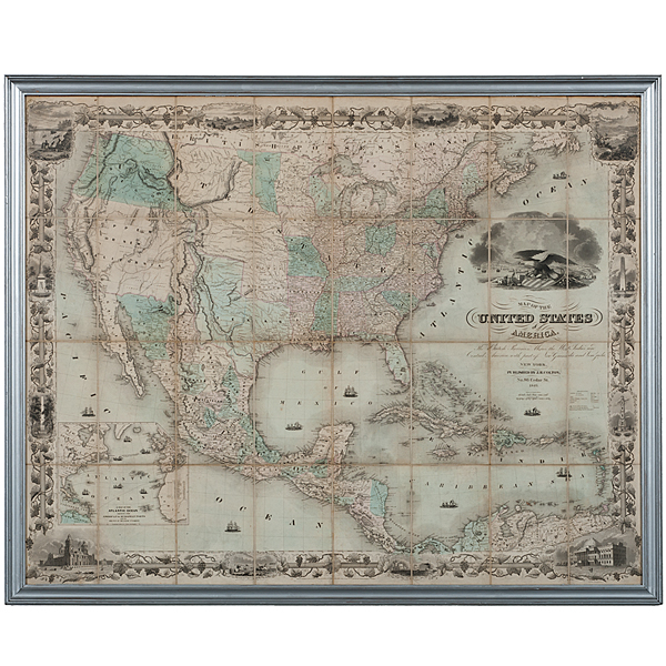 Colton's 1849 Map of the U.S.