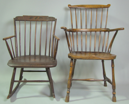 COMB BACK WINDSOR AND PAINTED