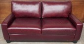 COMFORT SLEEPERS MAROON LEATHE