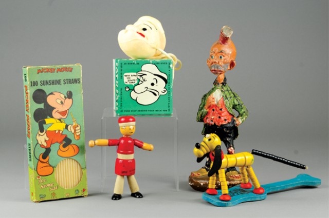 COMIC CHARACTER TOY LOT Includes an