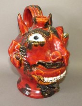 COMICAL "EL DIABLO" FACE JUG B
