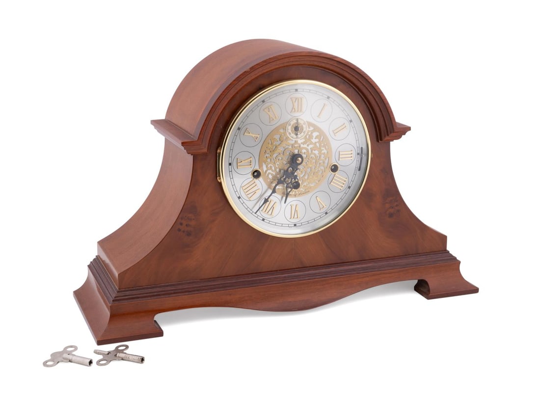 COMITTI OF LONDON WALNUT DOME TOP