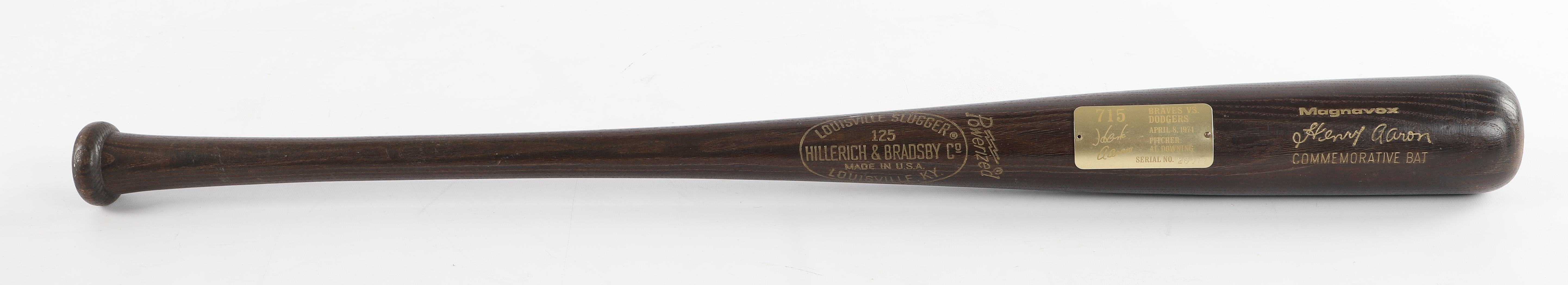 Commemorative Baseball Bat, Henry