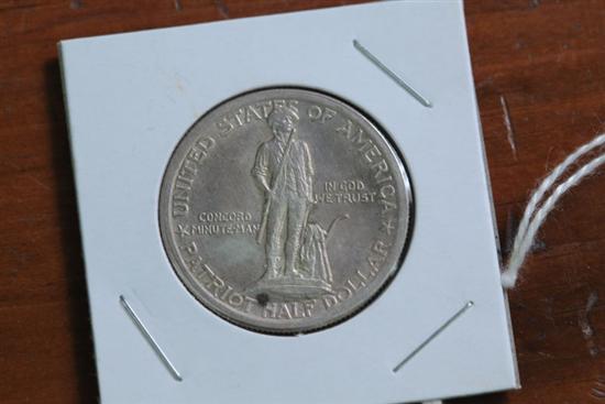 COMMEMORATIVE SILVER HALF DOLLAR.