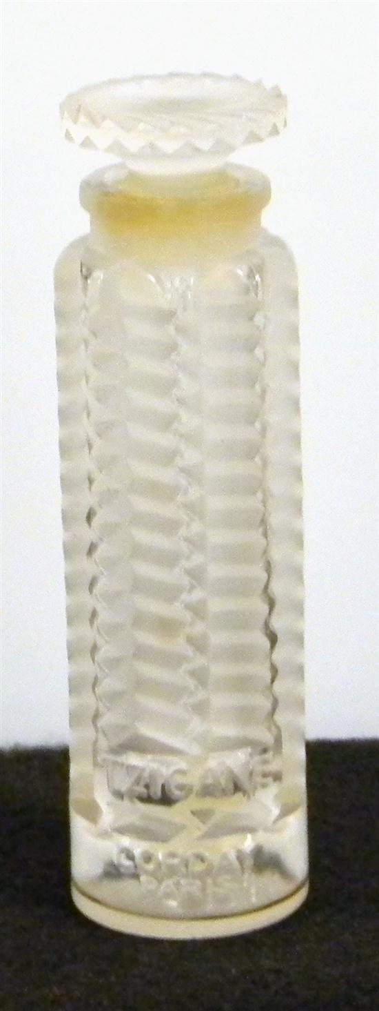 Commercial perfume bottle: R.
