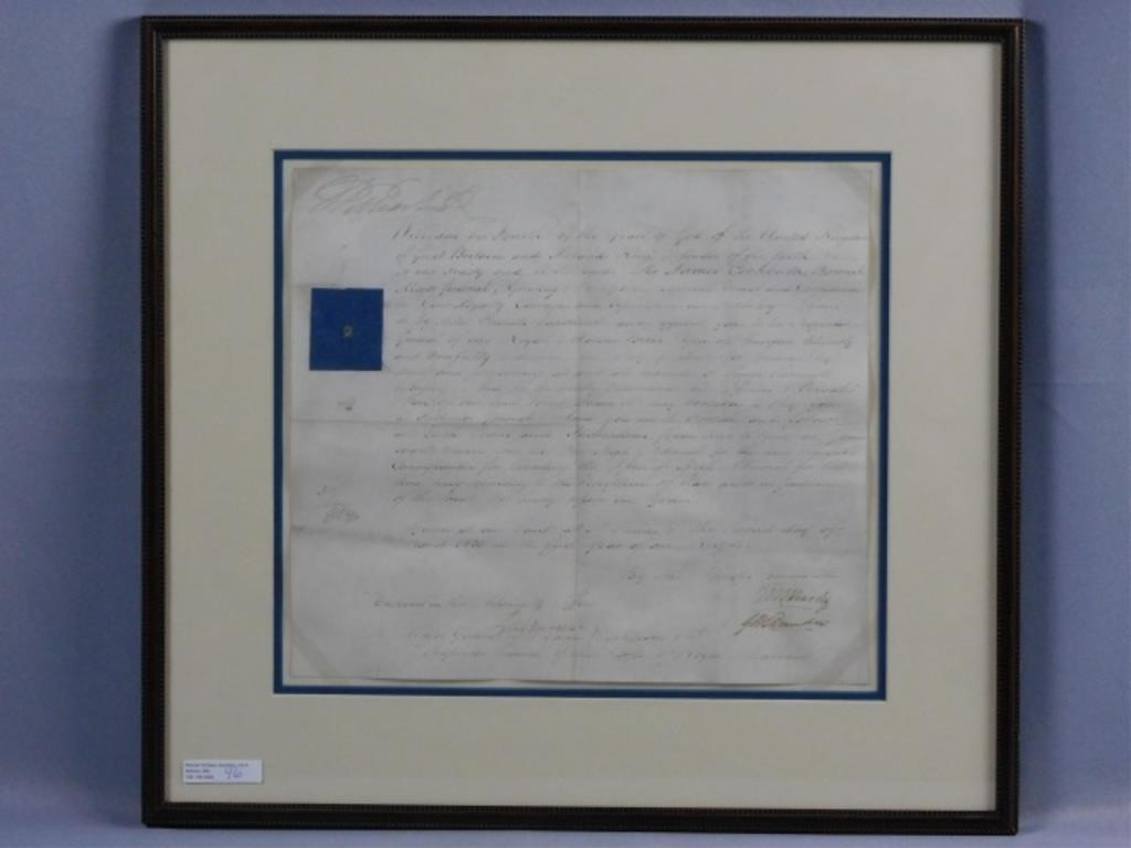 COMMISSIONING DOCUMENT, WILLIAM IV,