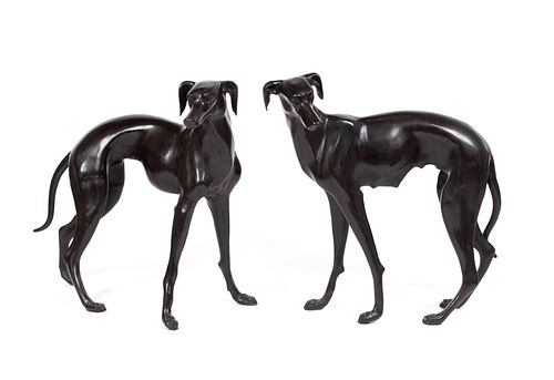 COMPANION PAIR OF LIFE SIZE
