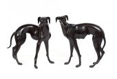 COMPANION PAIR OF LIFE SIZE BR