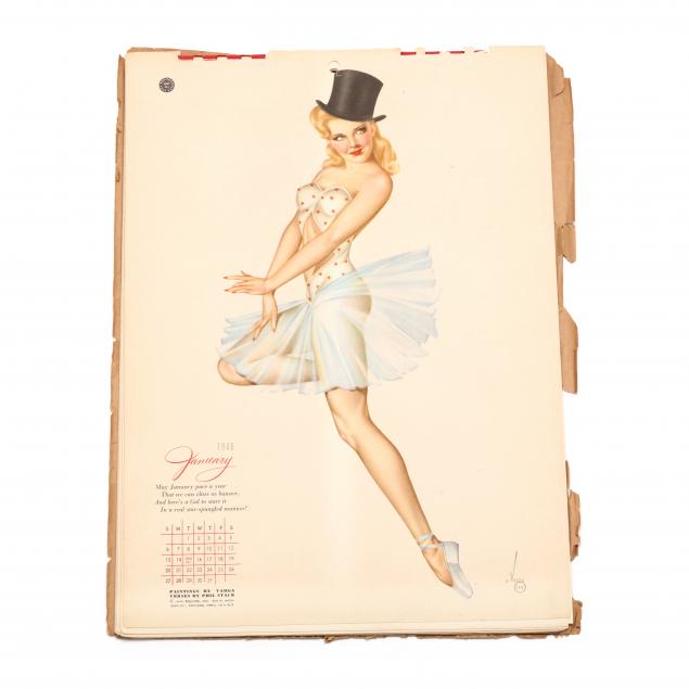 COMPLETE 1946 ESQUIRE VARGA