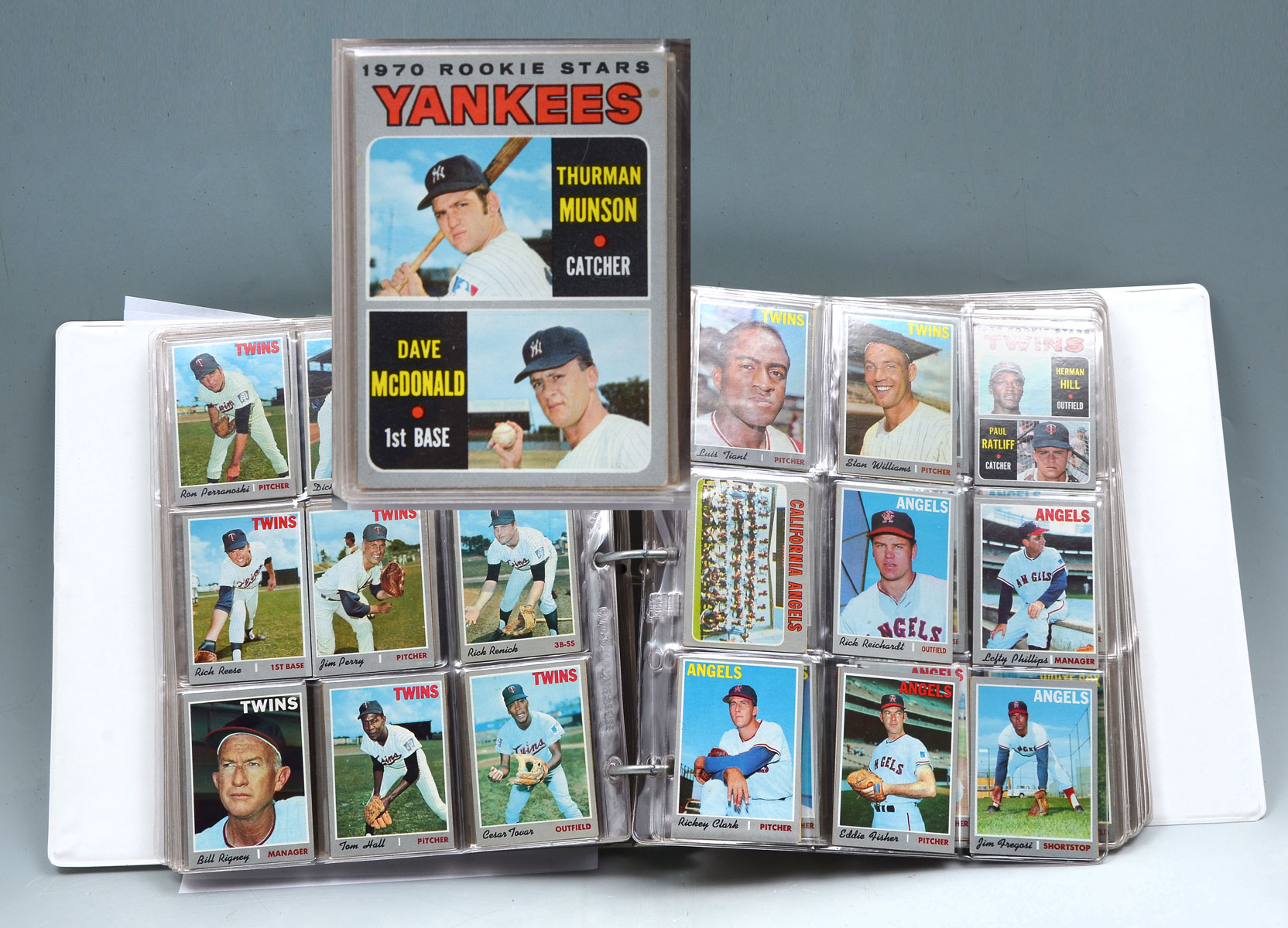 COMPLETE 1970 TOPPS BASEBALL ALBUM: