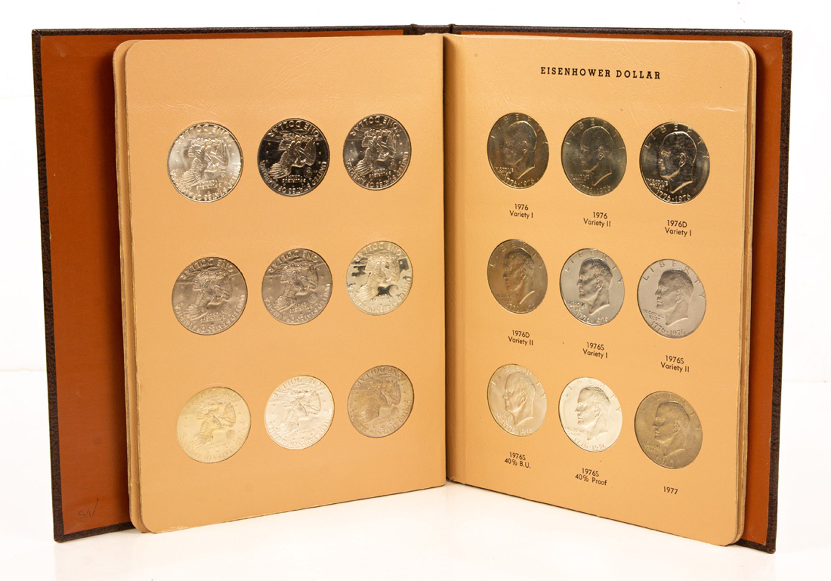 COMPLETE 32 COIN ALL GEM EISENHOWER