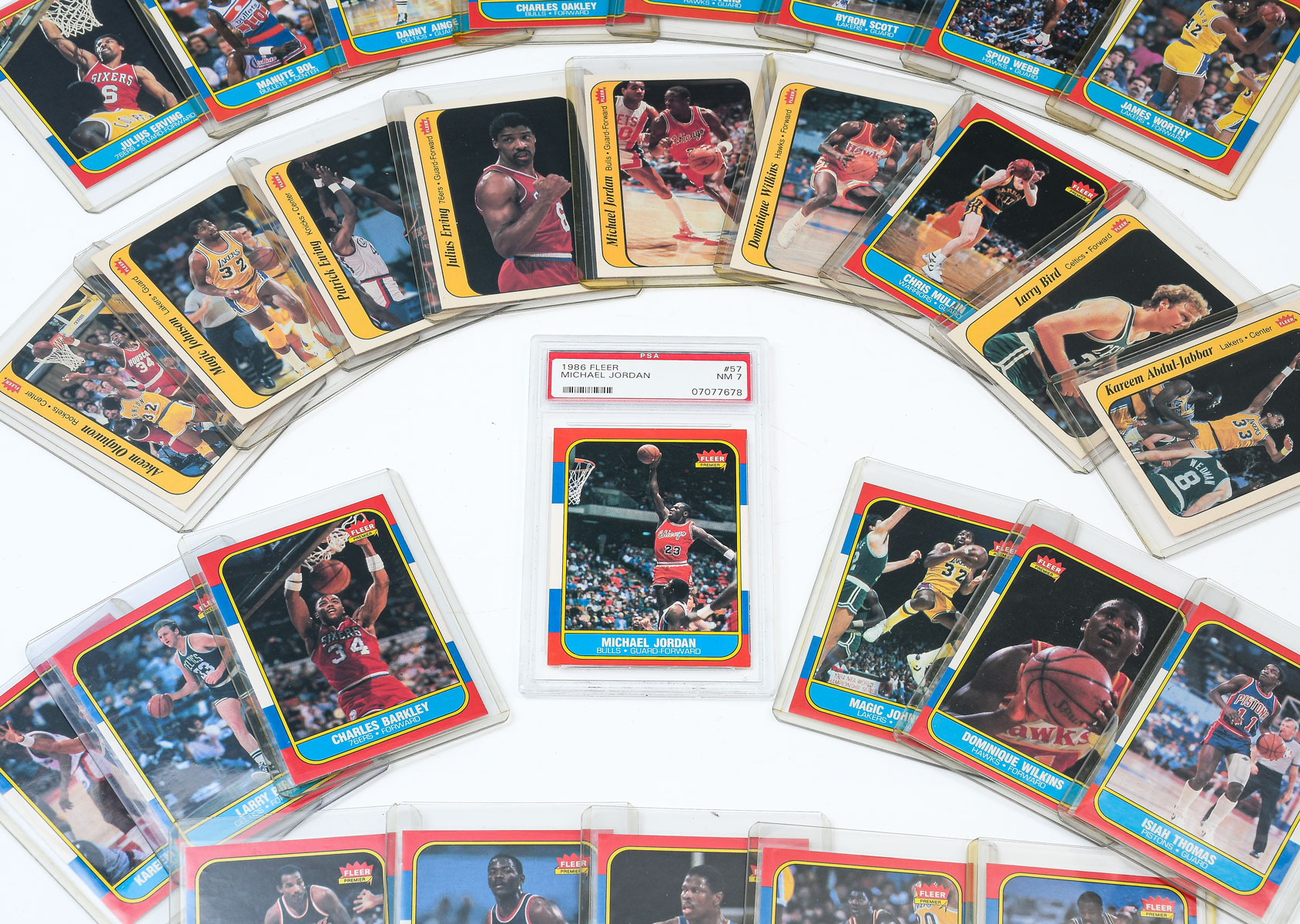 COMPLETE 86' FLEER SET MICHAEL