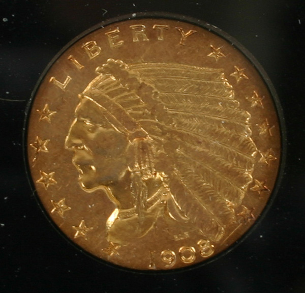 Complete Set $2 1/2 Gold Indian