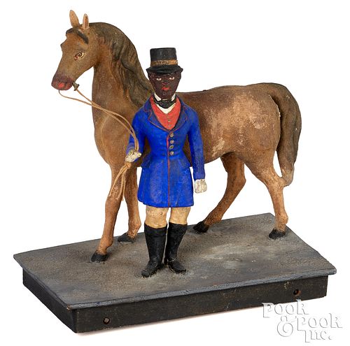 COMPOSITION BLACK AMERICANA HORSE