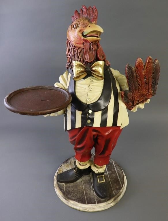 Composition standing rooster server