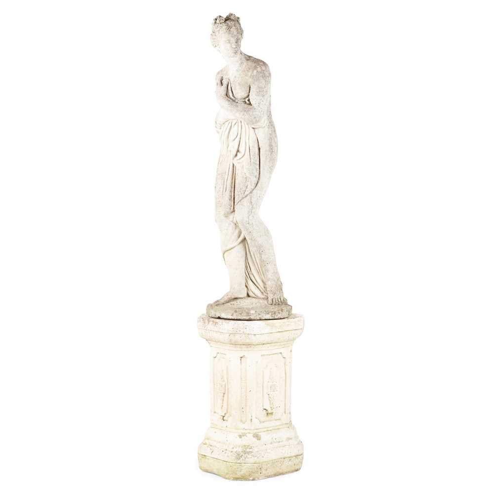 COMPOSITION STONE FIGURE OF VENUS