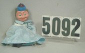 Compositon & wood Queen puppet