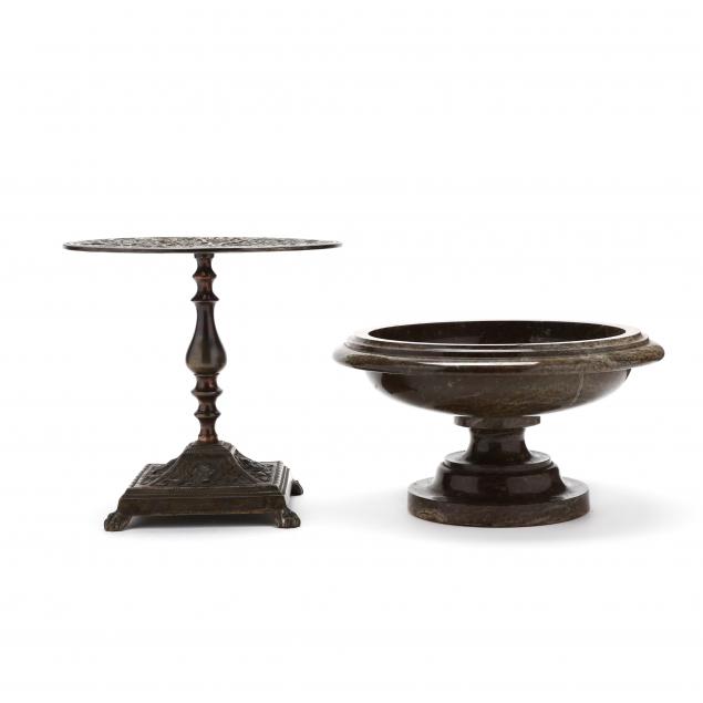 COMPOTE AND TAZZA 20th century, the