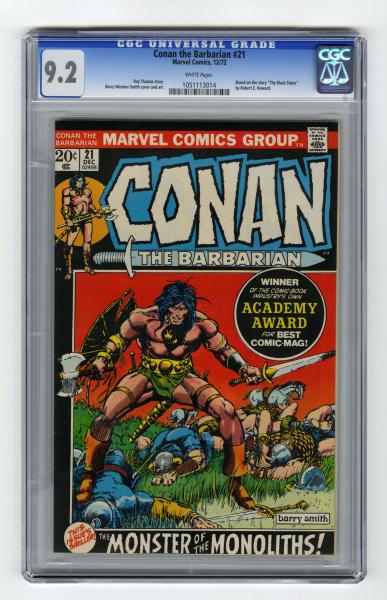 Conan the Barbarian #21 CGC 9.2
