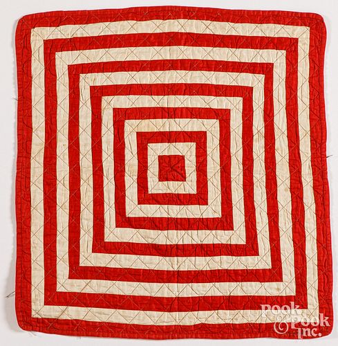 CONCENTRIC SQUARES PATCHWORK DOLL