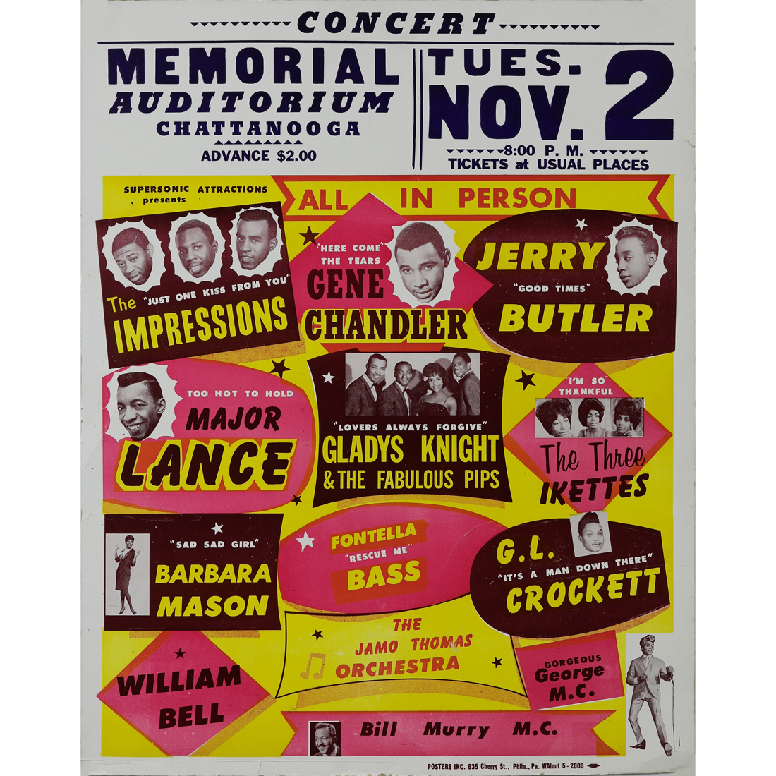 CONCERT POSTER, SUPERSONIC