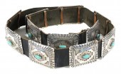 CONCHO BELT, NAVAJO, JAMES SHA