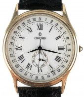 CONCORD 14K GOLD MEN'S WRISTWA