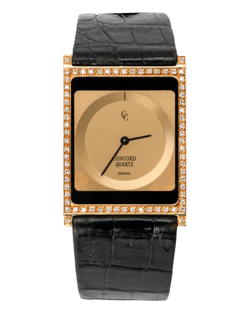 CONCORD 18K MEN'S WATCHwith diamond
