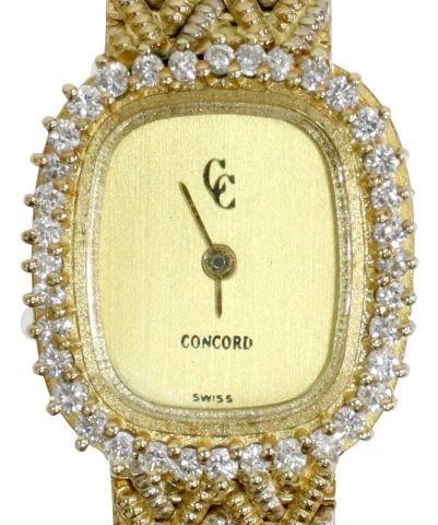 CONCORD 18KT YG & 0.25CTTW