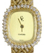 CONCORD 18KT YG & 0.25CTTW DIA