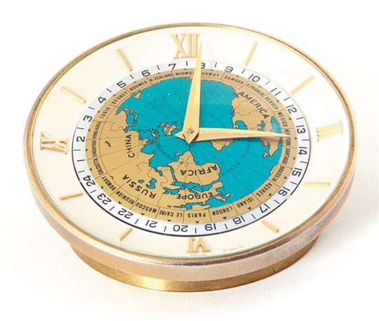 Concord Watch Co world desk clock