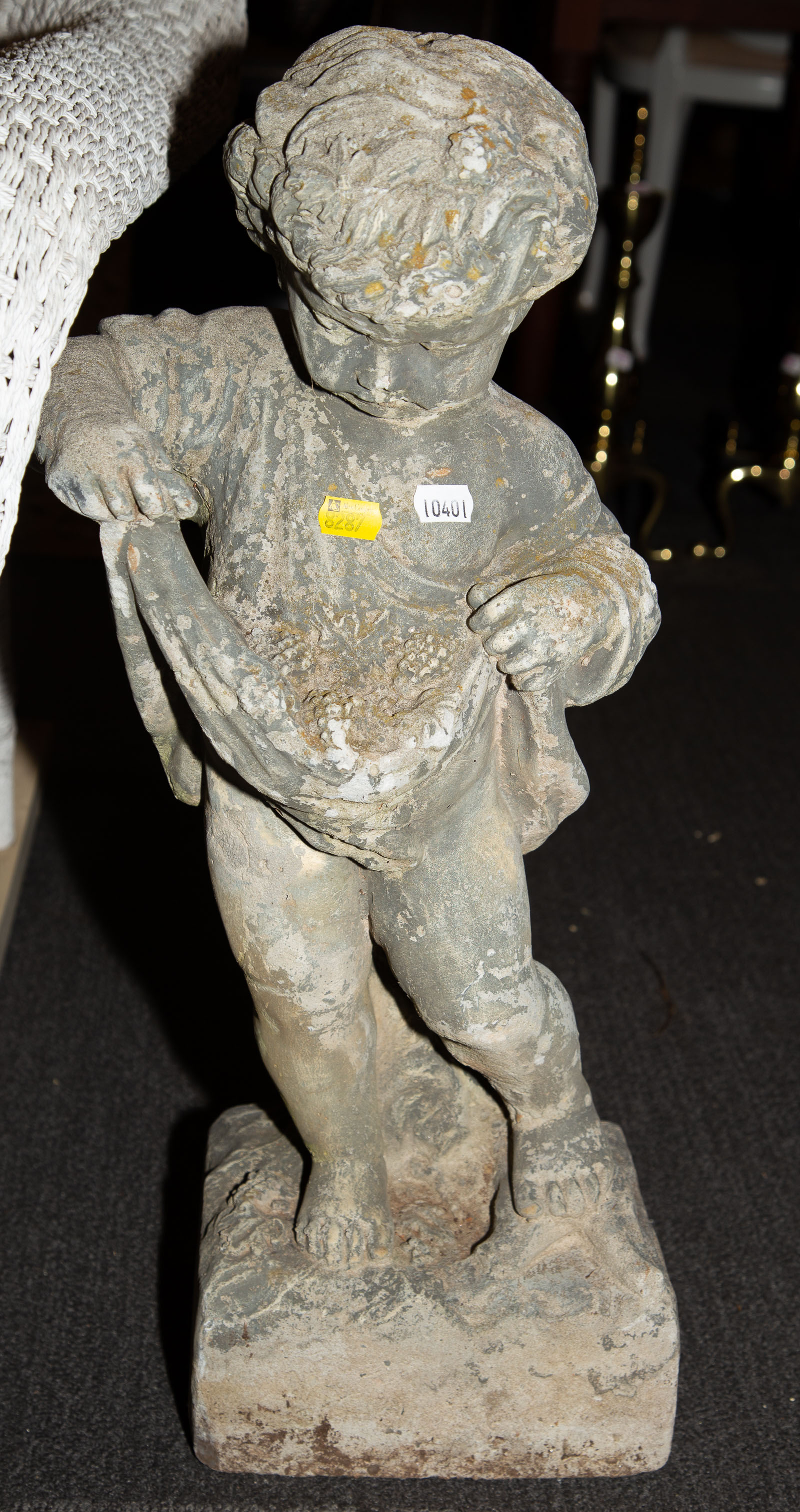 CONCRETE GARDEN FIGURE OF
