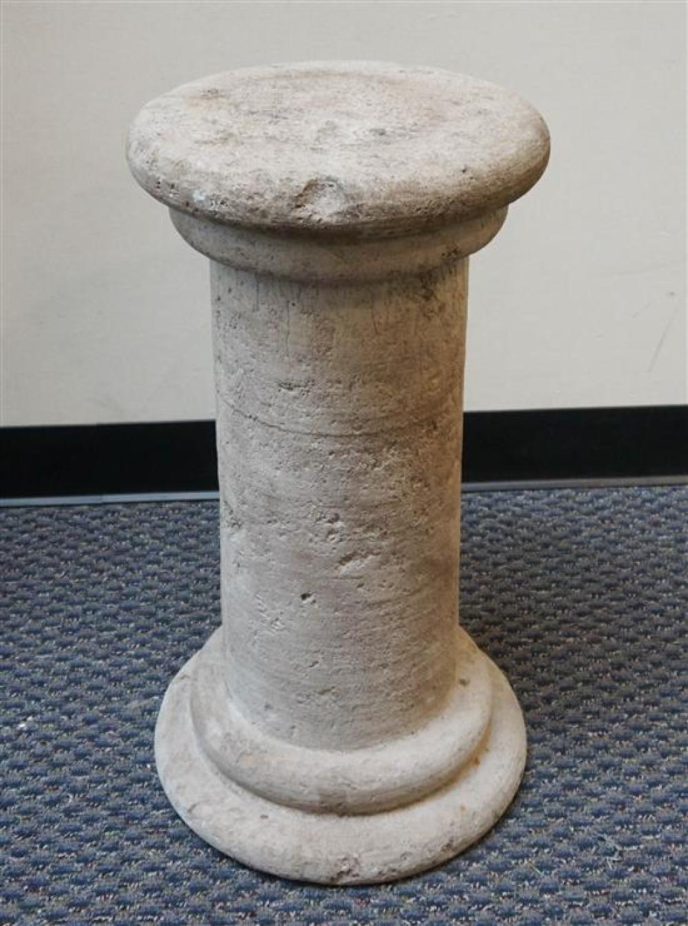 CONCRETE PEDESTAL, HEIGHT: 27-1/2