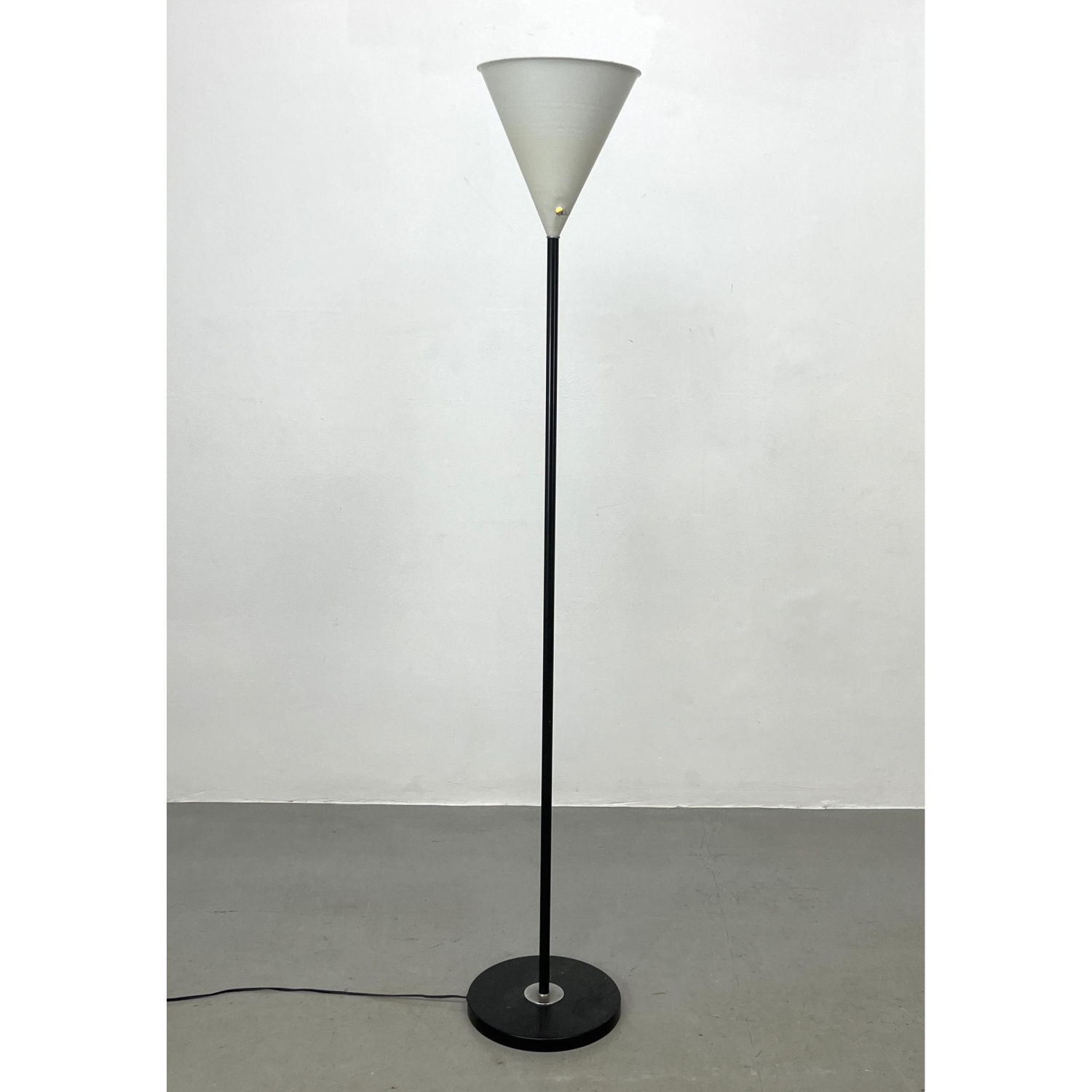 Cone Shade Torchiere Floor Lamp.